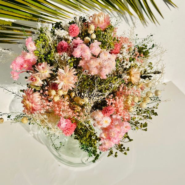 avantages bouquet de fleurs séchées