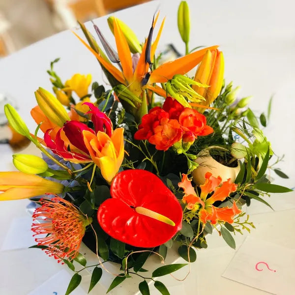 Centre de table Fleurs Exotiques