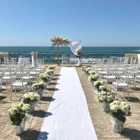 Cérémonie tons rose et blanc, Champêtre chic