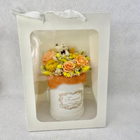 Une FLOWER BOX en cadeau de naissance, ou cadeau d'anniversaire, une idée originale et durable, un charmant cadeau pour la famille.