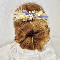 Peigne Bohème Palm nuances abricot milka - Accessoire mariage